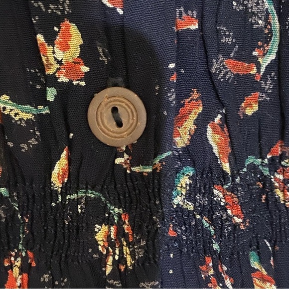 Carole Little Artsy Multi Media Oversized Button Front Kimono Tunic 80’s Vintage - Picture 8 of 11